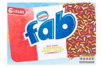 Fab Strawberry Ice Lollies