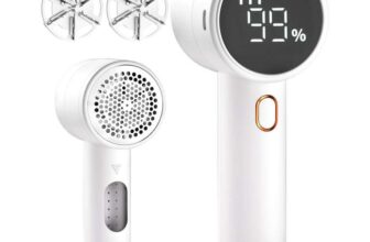 Fabric Shaver, Electric Lint Remover, Rechargeable Lint Shaver, Sweater Defuzzer to Remove Pilling, Battery Operated – Sold by Peiyuu / FBA