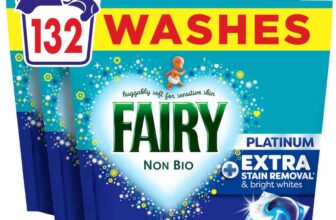 Fairy Non Bio Platinum Washing Pods Extra Stain Removal (44ctx3) 132ct
