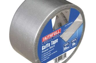Faithfull FAITAPEPSS Power Stick Gaffa Tape 50mm x 10M Silver