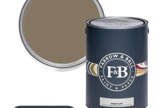 Farrow & Ball Dead Flat Broccoli Brown Matt Paint 5L