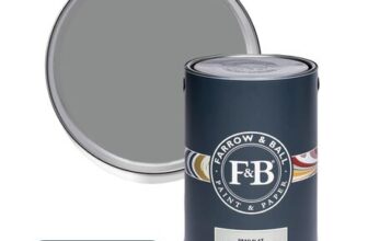 Farrow & Ball Dead Flat Plummett Matt Paint 5L