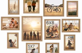 Feihorrm Oak Picture Frames Set of 12 – Feihorrm-UK – FBA