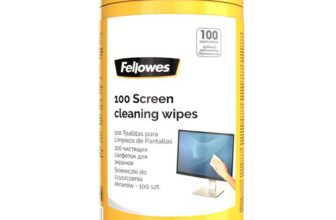 Fellowes 100 Screen and Keyboard Wipes Tub