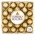 Ferrero Rocher Milk Chocolate Hazelnut Pralines Gift Box of Chocolates 24 Pieces 300g – Instore Govan