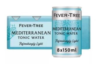 Fever-Tree Refreshingly Light Mediterranean Tonic Water 8 X 150ml