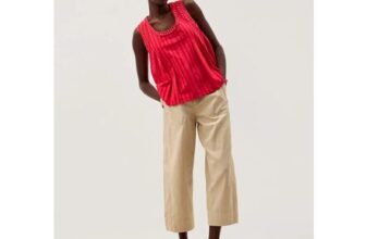 Fifi Sleeveless Stripe Top Pink