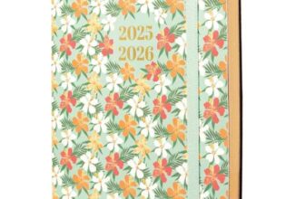 Finocam Mara 18-Month Planner 2025-2026 Vertical Week View July 2025 December 2026 (18 Months) Daisy International