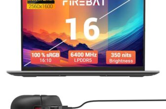 Firebat Laptop, 16 Inch 25601600 QHD, AMD Ryzen 5 6600H, Radeon 660M Graphics Card with mouse Sold by Firebat Shop UK / FBA