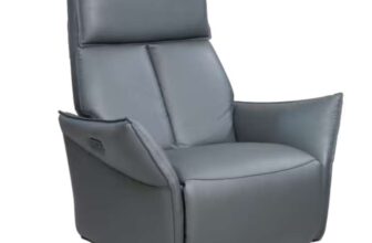 Flexispot X7 Leather Swivel Electric Recliner Chair W/Code