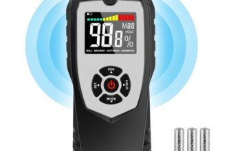 Flintronic Digital Wood Moisture Meter, Pinless, LCD Display