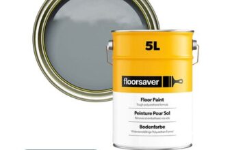 Floorsaver mid Grey Gloss Floor Paint 5L
