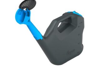 Flopro Can-Can 7.5L Watering Can with Long Spout, Black/Blue