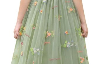 Flower Girl Lace Dress Elegant Sleeveless V Back Tulle Party Maxi Dresses Kid Girls Wedding Bridesmaid First Communion Birthday Pageant Princess Prom Ball Gown