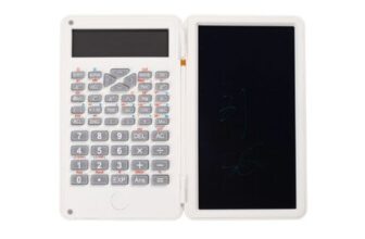 Foldable Calculator with Writing Pad
