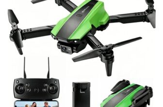 Foldable Mini Drone with Camera 480P RC Quadcopter (Green)