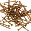 ForgeFix Multi-Purpose Single Thread Screws 3.5 x 40mm Zinc Yellow Passivated Box 200