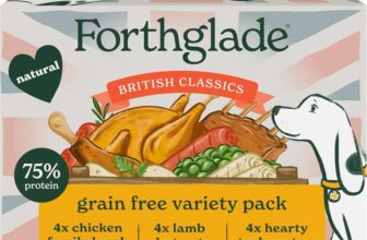 Forthglade British Classics Wet Dog Food Variety Pack (12 x 395g Trays)
