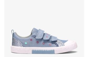Foxing Trim Kid Denim Canvas