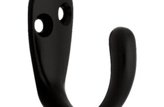Franklin Brass B12093K-FB-C Single Prong Wall Hooks Matte Black (10-Pack)