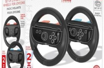 Freaks And Geeks-Wheels for Switch 2 Joy-con x2 (Black)