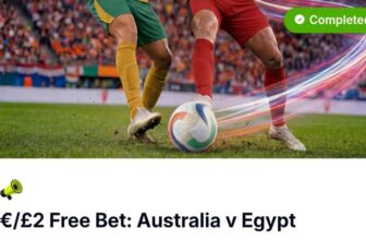 Free £2 Bet Builder Australia v Egypt (Selected Accounts)