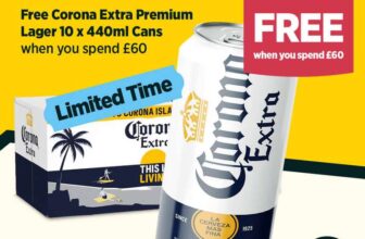 Free Corona Extra Premium Lager Beer 10 x 440ml (4.5% ABV) with £60 spend