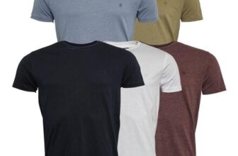 French Connection Mens Five Pack Crew T-Shirts