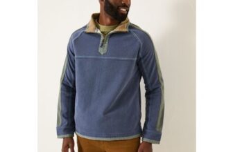 French Navy 100% Cotton Airlie Panel Quarter Zip Sweat Top