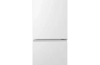 Fridgemaster MC50165E 60/40 50cm 60/40 Free Standing 60/40 Fridge Freezer White – W/Code – Sold by ao (UK Mainland)
