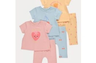 Fruit T-Shirts and Leggings Outfit 3 Pack