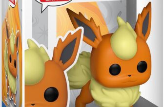 Funko POP Games: Pokemon – Flareon Official Video Games Merch – Collectable Vinyl Figurine for Shelf Display – Birthday Gift Idea for Fans and Collectors