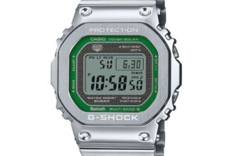 G-Shock GMW-B5000D-3ER Origin Solar Stainless Steel Bracelet Watch