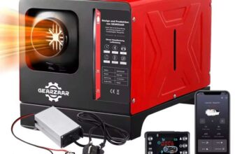 GEARZAAR 8KW 12V/24V 220V-240V W/LCD Diesel Air Heater Bluetooth App Control with code – RoyalAutoSpares Store