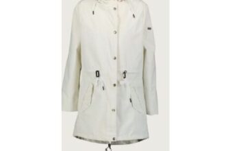 GEOGRAPHICAL NORWAY Cream Cumi Lightweight Parka Jacket