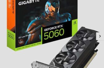 GIGABYTE RTX 5060 8GB OC LOW PROFILE Graphics Card