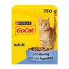 GO-CAT Herring with Vegetables Dry Cat Food 750g