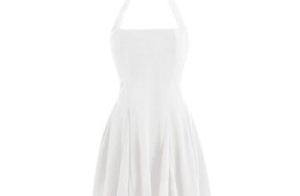 GORGLITTER Wedding Guest Lace Sheer Cami Fishtail Dress Yellow