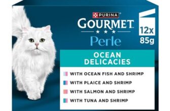 GOURMET Perle Mini Fillets in Gravy Ocean Delicacies Wet Cat Food 12x85g