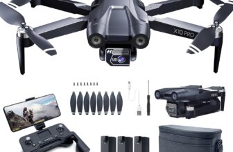 GPS Drone with Camera 4K UHD, 90 Min Long Flight Time, 3280 FT Long Control Range, Auto Return, Auto Follow, Brushless Motor, Ideal RC Quadcopter for Beginners – CHUBORY X10 PRO