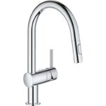 GROHE Minta Kitchen Sink Pull-Out Dual Spray Mixer Tap – Chrome, 31862000