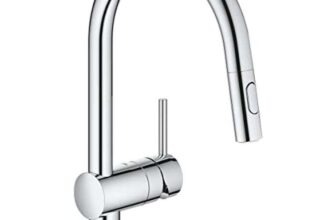 GROHE Minta Kitchen Sink Pull-Out Dual Spray Mixer Tap – Chrome, 31862000