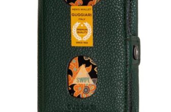 GUGGIARI Zen Small Mens Slim Wallet with Card Holder Onice