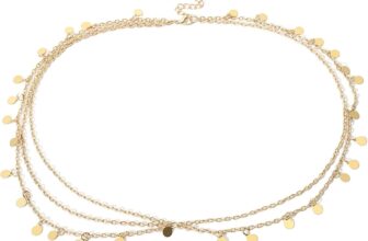 GWAWG Boho Hair Jewellery for Women Gold Headpiece with Sequin Charms Adjustable Cleopatra Forehead Accessories Indian Jewellery Festival Wedding Carnival Halloween Bohemian Headband for Prom