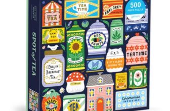 Galison Spot of Tea 500-Piece Jigsaw Puzzle