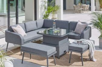 Garda Outdoor Fabric Corner Sofa Set