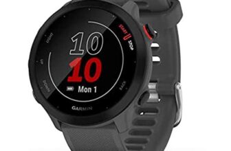 Garmin Forerunner 55 – Smartwatch Monterra Grey (Refurbished: Good) – With Code – Sold by GPS Gadgets