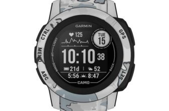 Garmin Instinct 2S 40mm Grey Camo Silicone Strap Smartwatch