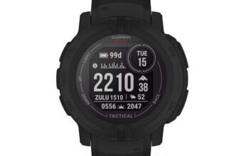 Garmin Instinct2 Solar Tactical 45mm Black Silicone Strap Smartwatch