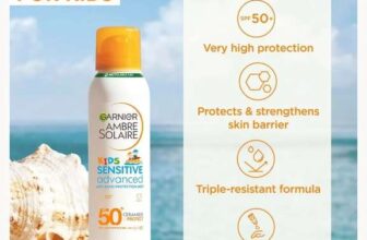 Garnier Ambre Solaire Kids SPF 50 Sensitive Advanced Anti-Sand Mist 150ml – Kids/Original
